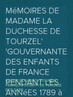 Mémoires de Madame la Duchesse de Tourzel
Gouvernante des enfants de France pendant les années 1789 à 1795