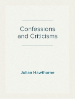 Confessions and Criticisms