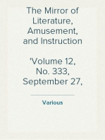 The Mirror of Literature, Amusement, and Instruction
Volume 12, No. 333, September 27, 1828