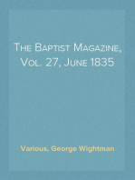 The Baptist Magazine, Vol. 27, June 1835