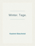 Winter. Tage.