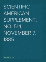 Scientific American Supplement, No. 514, November 7, 1885