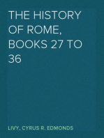 The History of Rome, Books 27 to 36