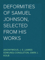 Deformities of Samuel Johnson, Selected from his Works