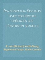 Psychopathia Sexualis
avec recherches spéciales sur l'inversion sexuelle