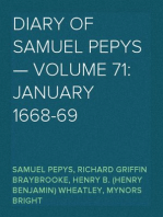 Diary of Samuel Pepys — Volume 71