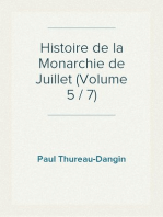 Histoire de la Monarchie de Juillet (Volume 5 / 7)