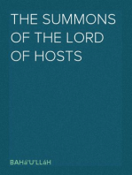 The Summons of the Lord of Hosts