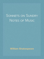 Sonnets on Sundry Notes of Music