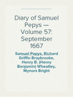 Diary of Samuel Pepys — Volume 57