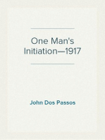 One Man's Initiation—1917