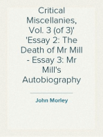Critical Miscellanies, Vol. 3 (of 3)
Essay 2