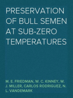 Preservation of Bull Semen at Sub-Zero Temperatures