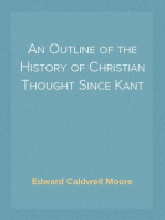 An Outline of the History of Christian Thought Since Kant