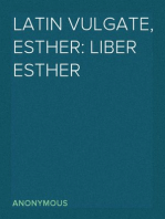 Latin Vulgate, Esther: Liber Esther