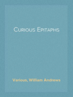 Curious Epitaphs