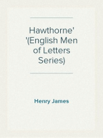 Hawthorne
(English Men of Letters Series)