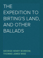 The Expedition to Birting's Land, and Other Ballads