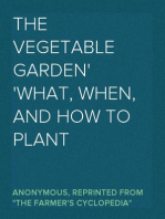 The Vegetable Garden
What, When, and How to Plant