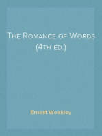 The Romance of Words (4th ed.)