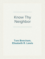 Know Thy Neighbor