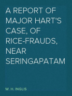 A report of Major Hart's case, of rice-frauds, near Seringapatam