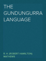 The Gundungurra Language