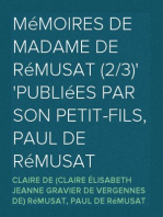 Mémoires de madame de Rémusat (2/3)
publiées par son petit-fils, Paul de Rémusat