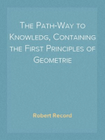 The Path-Way to Knowledg, Containing the First Principles of Geometrie