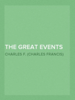 The Great Events by Famous Historians, Volume 01