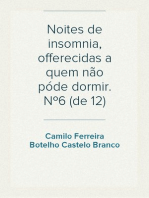 Noites de insomnia, offerecidas a quem não póde dormir. Nº6 (de 12)