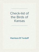 Check-list of the Birds of Kansas