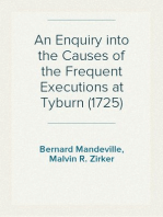 An Enquiry into the Causes of the Frequent Executions at Tyburn (1725)