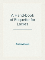 A Hand-book of Etiquette for Ladies