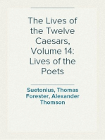 The Lives of the Twelve Caesars, Volume 14: Lives of the Poets