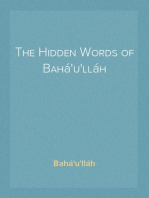 The Hidden Words of Bahá'u'lláh