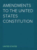 Amendments to the United States Constitution