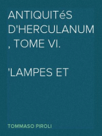 Antiquités d'Herculanum, Tome VI.
Lampes et candélabres