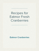 Recipes for Eatmor Fresh Cranberries