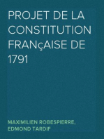 Projet de la constitution française de 1791