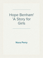 Hope Benham
A Story for Girls
