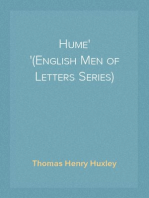 Hume
(English Men of Letters Series)
