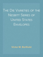 The Die Varieties of the Nesbitt Series of United States Envelopes