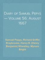 Diary of Samuel Pepys — Volume 56