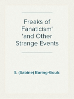 Freaks of Fanaticism
and Other Strange Events
