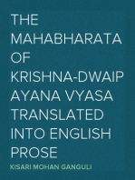 The Mahabharata of Krishna-Dwaipayana Vyasa Translated into English Prose 
Vana Parva, Part 2