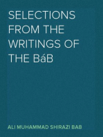 Selections From the Writings of the Báb