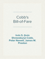 Cobb's Bill-of-Fare