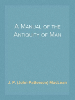 A Manual of the Antiquity of Man