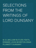 Selections from the Writings of Lord Dunsany